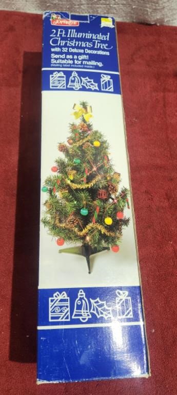 NIB 24" Illuminated Christmas Tree