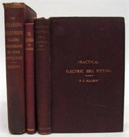 (3) LATE 19TH CENTURY TELEPHONE RELATED BOOKS