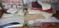 Lot of antique - vintage linens w/ embroidery