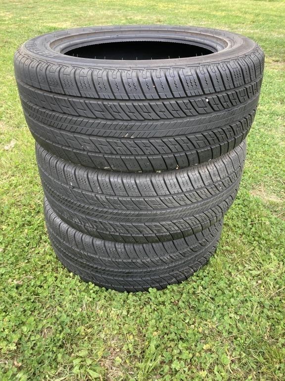 3 LIKE NEW UNIROYAL TIGER PAW TIRES 235/55 R 17