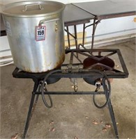Turkey Fryer Pot and 2 Burner Stand
