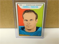 1965 Topps Farrell Funston #119 CFL Football Card