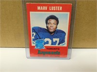 1971 OPC Marv Luster #7 CFL Football Card