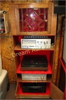 Cabinet & Contents incl JVC Amplifier, Realistic