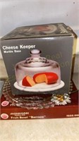 Cheese Keeper, Cake Stand, & Fruit Bowl