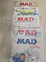 Vintage Mad Magazines 5 issue lot
