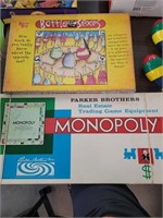 Monopoly and Battle of the Sexes board games