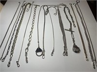 14 Vintage Pocket Watch Chains as seen