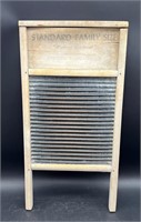 ANTIQUE CAROLINA WASHBOARD CO GALVANIZED WASHBOARD