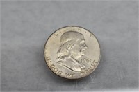 1961-D Franklin Half -90% Silver Coin