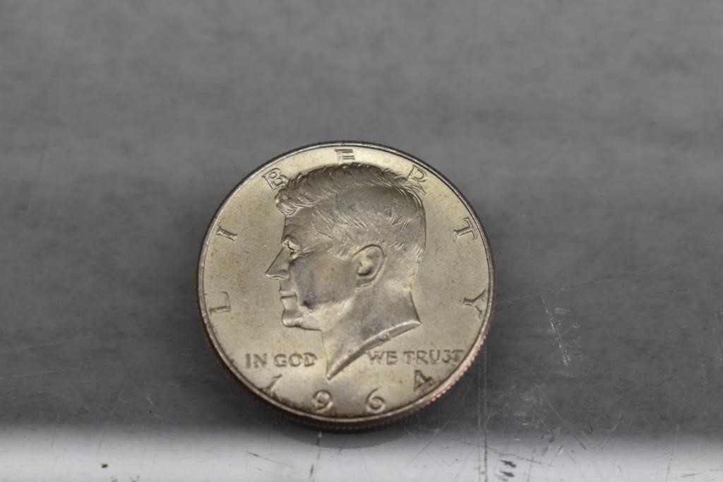 1964 Kennedy Half -90% Silver Coin