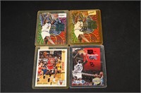 NBA 4 CARD LOT - ASSORTED 90'S