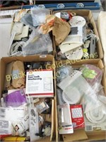 Four box lots of miscellaneous items