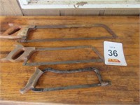(3) Meat Saws:  22", 15", 12" Approx.