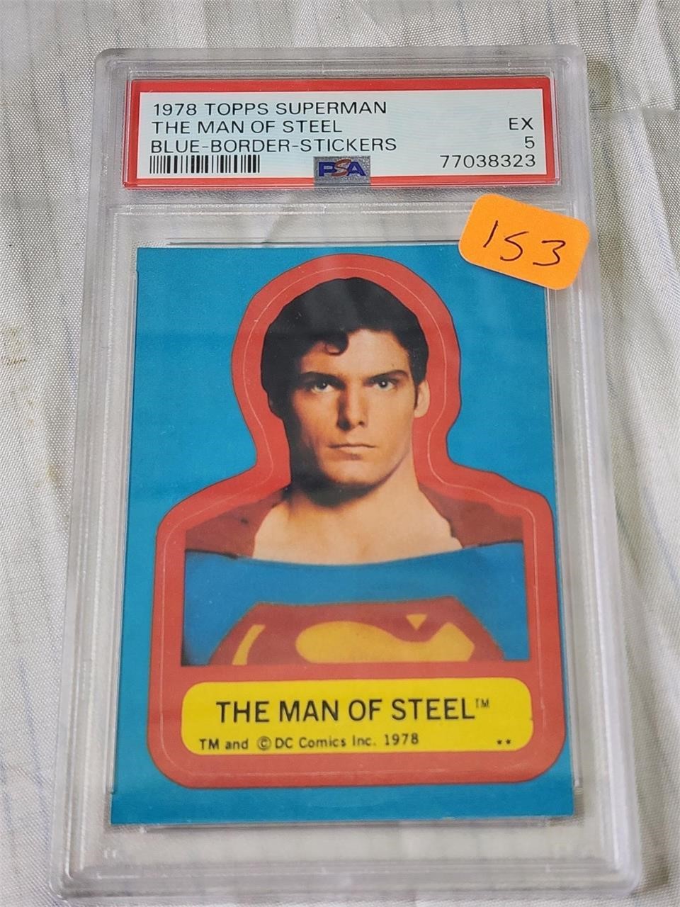 1978 superman graded card