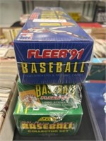 (3) 1991 Baseball Sets- Fleer and Score