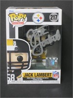 Jack Lambert signed Funko Pop COA