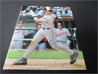 Travis Hafner signed 8x10 photo COA