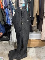 Black  carhartt coveralls. Size large.