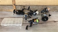 Reels and tacklebox