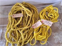 Rope 3/4" x 25', 1/2" x 52 and 65feet