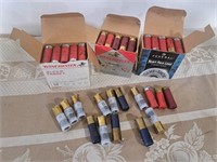 90 - 12 guage shotgun cartridges #8, 7.5, slugs