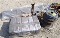 Lot of 1971 Dodge A-Body fuel tank, drum brakes,