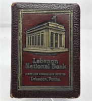 Vintage Bank “Lebanon National Bank” w/Key