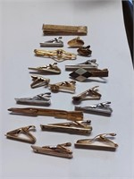 Lot of Vtg. Tie Bars to Include Swank and More