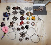 Brooches, Pins, Bracelets & More Costume Jewelry