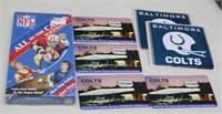 S: 1982 BALTIMORE COLTS POCKET SCHEDULES & MORE