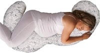 Boppy Slipcovered Total Body Pregnancy Pillow, Gra