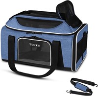 Top-Expandable Pet Carrier 17x12x8.5 Inches