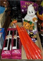 Halloween Decoration Lot Candles & Holders