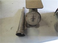 old scale, fire hose nozzle