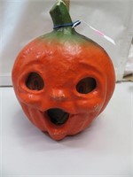 Vintage Halloween 2 Sided Jack-O-Lantern 8"