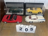 (4) Toy Cars