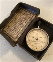 Vintage McDonnell Odometer Co. lightning gauge