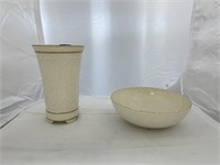 Lennox Vase 9"H & Lennox Bowl 9"Dia