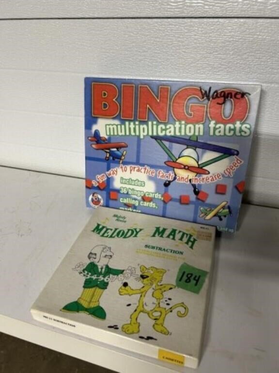 Bingo Game - Multiplication / Melody Math