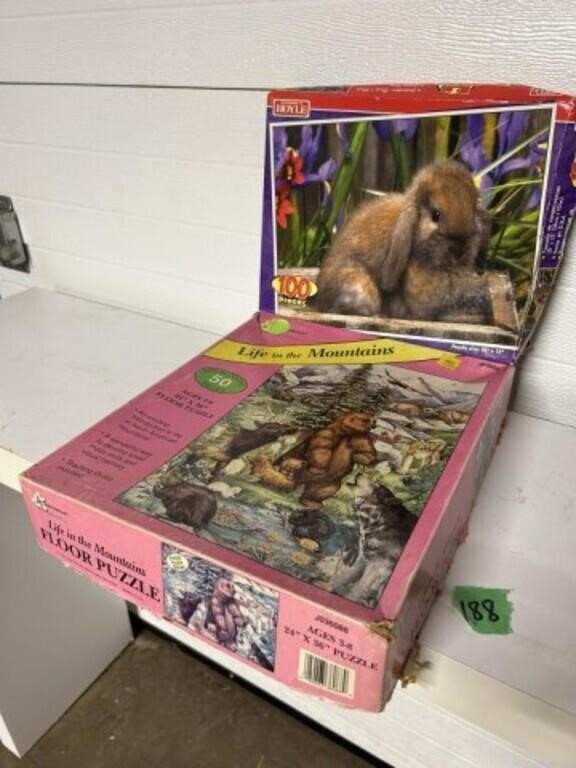 Puzzles - Life in Mountains 50pc / Bunny 100pc