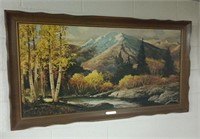 Robert Wood White Mountains and Aspens Framed Art
