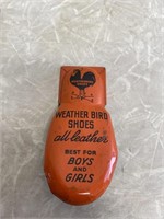 Vintage Large Weather Bird Shoes Adv. Clicker