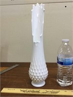 Fenton Hobnail Milk Glass Swung Vase