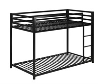 DHP 4303019 Twin Miles Metal Bunk Bed