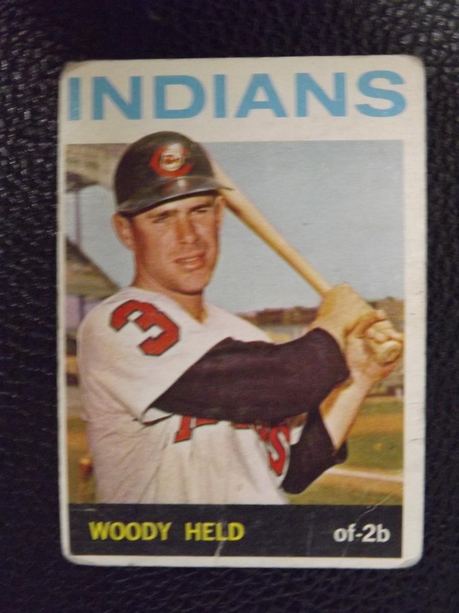 1964 TOPPS #105 WOODY HELD INDIANS VINTAGE