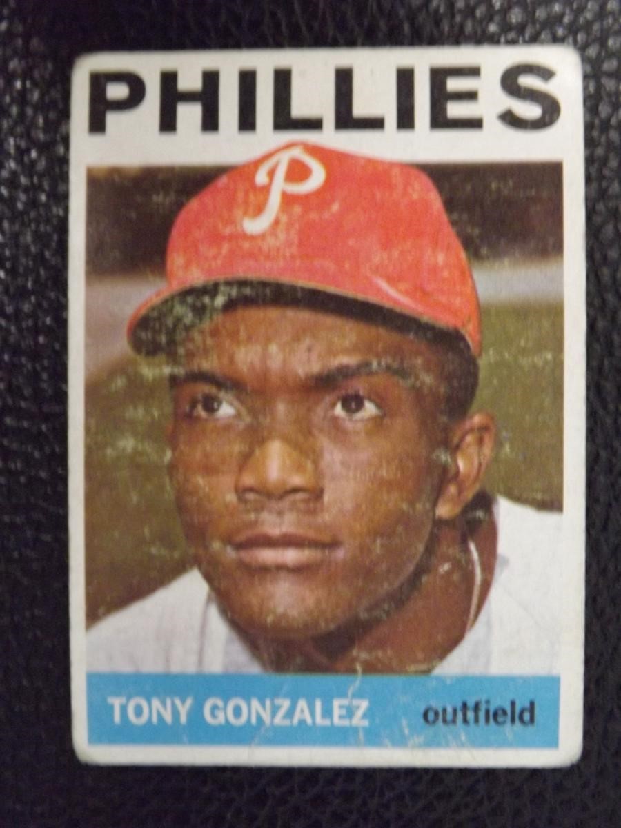 1964 TOPPS #379 TONY GONZALEZ PHILLIES