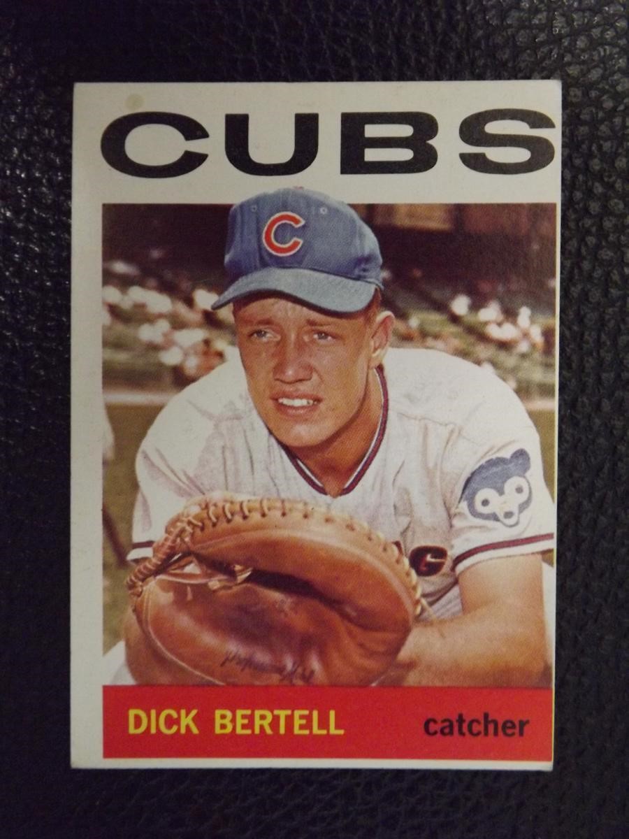 1964 TOPPS #424 DICK BERTELL CHICAGO CUBS