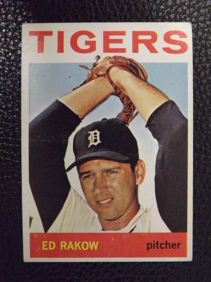 1964 TOPPS #491 ED RAKOW DETROIT TIGERS