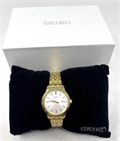 Ladies Seiko Gold Toned Watch